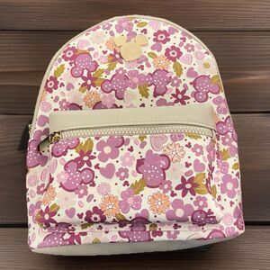 Bioworld Disney Mickey‎ Mouse Floral Mini Backpack NEW